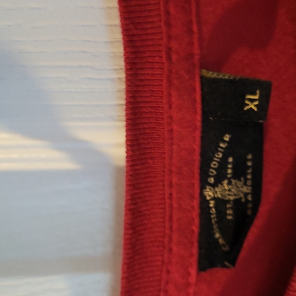 Vintage Christian Audiger red long sleeve dual skull shirt.  size XL - Picture 2 of 4